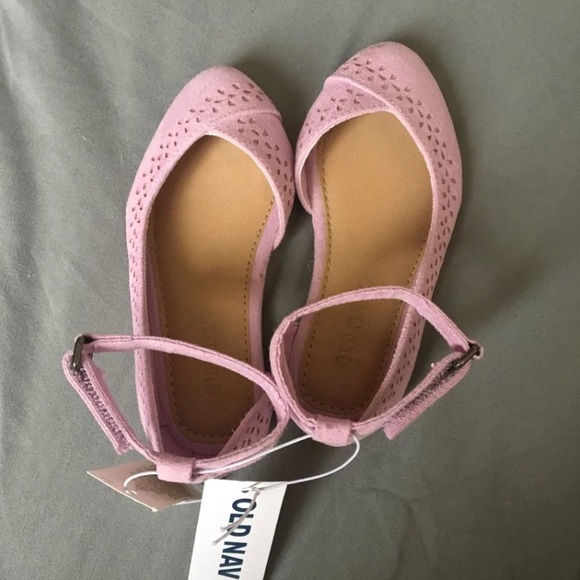 NWT Girls Old Navy Purple Ballet Shoes - Picture 3 of 3